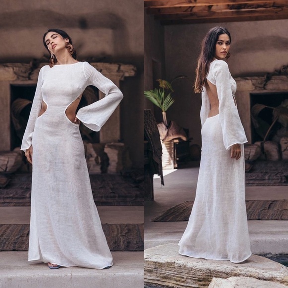 Cult Gaia Kamira Maxi Coverup M - Picture 1 of 14